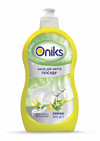 Средство для ручного мытья посуды ONIKS лимон 0,5л