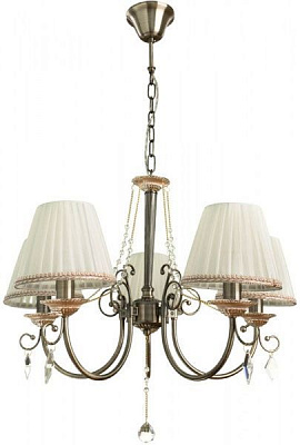 Люстра подвесная Arte Lamp VividoA6021LM-5AB 5x40 Вт E14 античная бронза 