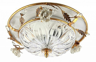 Светильник потолочный Интеркласс НПБ 01-2хХХ-015 2x40 Вт E27 золото 