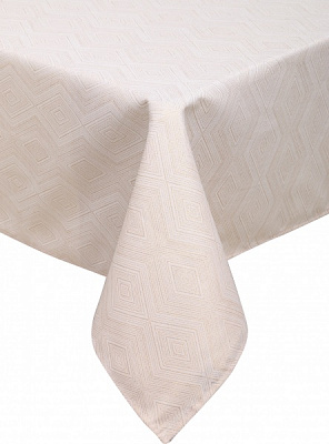 Скатерть Jacquard Rombo 140x180 см золотой La Nuit 