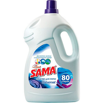 Гель для машинной стирки SAMA Universal 4 л
