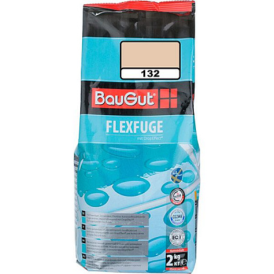 Фуга BauGut flexfuge 132 2 кг бежевий