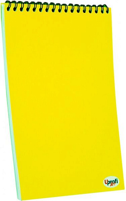 Книга для записей Office Color note yellow, А4 Uprofi plan