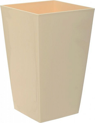 Горщик пластиковий Prosperplast Urbi square квадратний 2л капучино (70820-750)