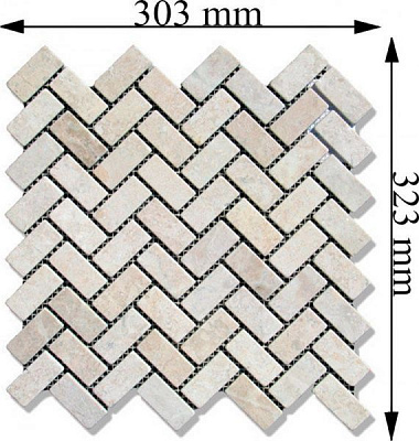 Плитка KrimArt мозаика МКР-5С Victoria Beige 30,3x32,3 см