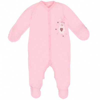 Комбінезон ясельний для дівчинки Татошка р.80 рожевий із малюнком 1502306рож