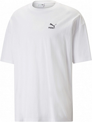 Футболка Puma CLASSICS OVERSIZED TEE 53807002 р.S белый