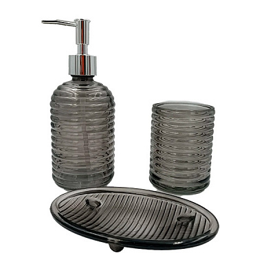 Набір аксесуарів для ванної кімнати Графіт 136119
