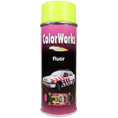 Аерозоль ColorWorks Fluor жовтий 400 мл