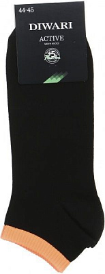 Носки Conte ACTIVE 7С-37СП р. 29 черный с оранжевым 