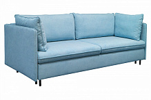 Кровать-диван прямой Мебель Прогресс БАДЕН голубой 2155x1040x1055 мм