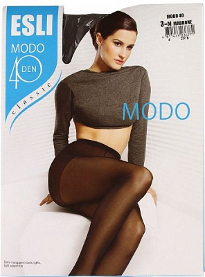 Колготки жіночі ESLI MODO 40 den marrone р. 3 шоколадний