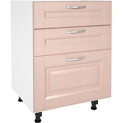 Тумба нижняя МС Дуб Цинамон Няш-3 60/82/52 (2+1) с ящиками дуб цинамон Грейд