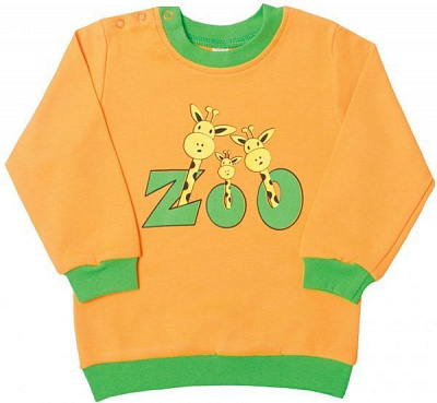Кофточка детская Габби Зооленд р.68 оранжевый DG-03-18 