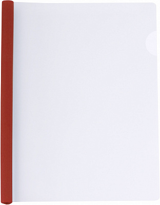 Папка А4 з планкою-затиском 10 мм (2-65 аркушів), червона E31205-03 Economix