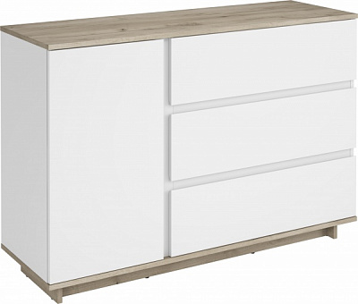 Комод Грейд №1 1д3ш Concept дуб крафт серый /нимфея альба 