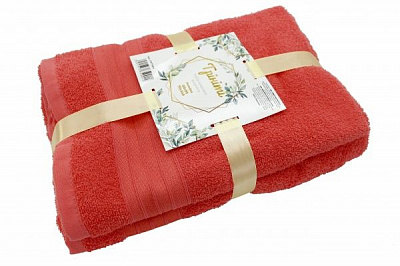 Набір рушників Триніті 50х90/70х140 см кораловий Simi