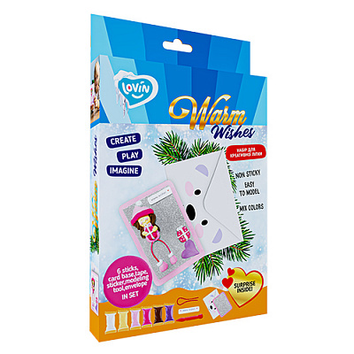 Набір для ліплення Дівчина з подарунками Lovin'do