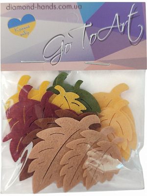 Декоративний виріб GoToArt з фетру Листопад 18 шт. 125406 мульті