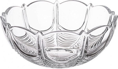 Ваза стеклянная прозрачная Orion 22 см Bohemia