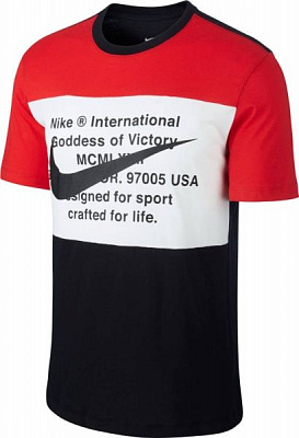 Футболка Nike M NSW SWOOSH TEE SS CU9736-010 XL черный