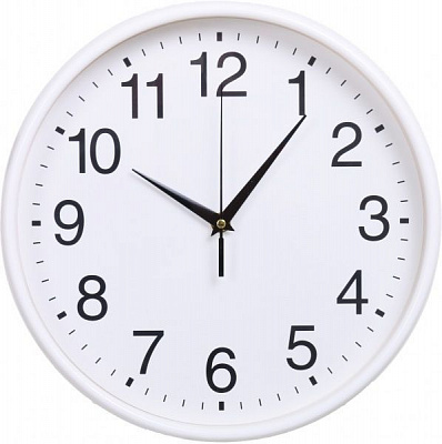 Годинник настінний Trice 30 см білий Ningbo Royal Clock