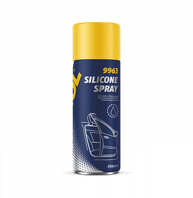 Быстросохнущая силиконовая смазка Mannol 9963 Silicone Spray Antistatisch 450 мл