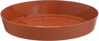 Піддон пластиковий Prosperplast Lofly круглий (70777-624) теракот