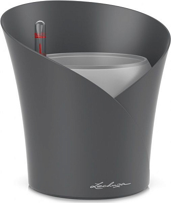 Вазон пластиковий Lechuza ORCHIDEA фігурний 1л сірий (13961)