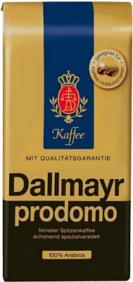 Кофе в зернах Dallmayr Prodomo 500 г (4008167103219)
