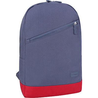 Рюкзак молодіжний Bagland Amber сiрий/червоний (10466)