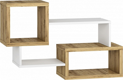 Полка Грейд Микс Премиум 850x550x250 мм дуб крафт золотой/нимфея альба 