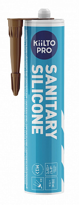 Герметик силиконовый Kiilto Sanitary 33 какао 310 мл