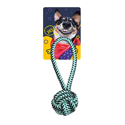 Игрушка для собак DGT-PETS Мяч из каната 22 см в ассортименте FG240418013D