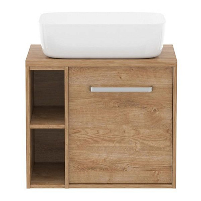 Тумба підвісна Imprese Vyskov 70 см f3275Dr зі стільницею і умивальником, дуб