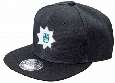 Бейсболка Lowa полiцiя (Snap Back), [1149] Combat Black, one size fits all