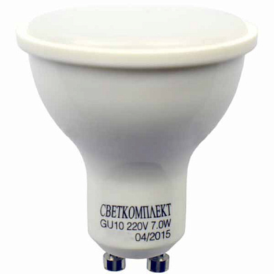 Лампа світлодіодна Светкомплект 7 Вт MR16 матова GU10 220 В 4500 К