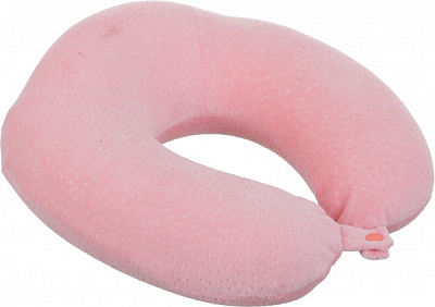 Подушка дорожная 32х30х9 см пудра Luna