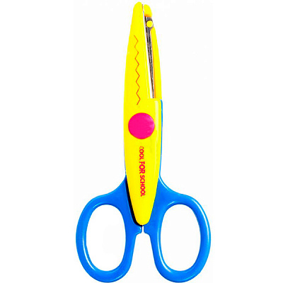 Ножницы с фигурными лезвиями Зигзаг для аппликаций 13,5 см