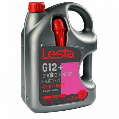 Антифриз Lesta G12 от -35 до +108 4 л фиолетовый AS-A35-G12LESTA/4-AO