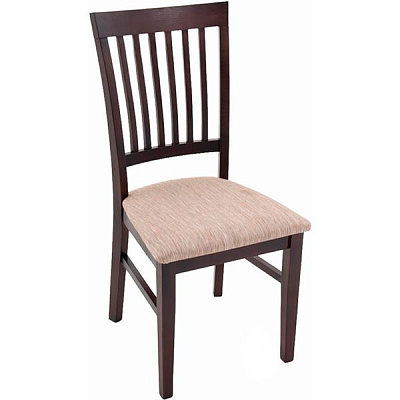 Стул обеденный РПМК Виктория орех темный/бежевый