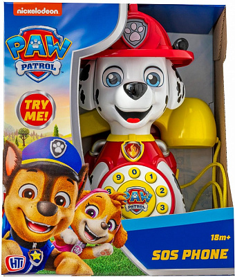 Іграшка-каталка HTI на мотузочці Paw Patrol Маршал Екстрений Виклик 1500104