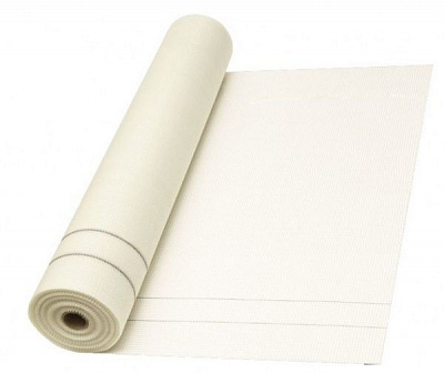 Стеклосетка штукатурная щелочестойкая Masternet А-125 5х5 белая (рулон 50 кв.м)