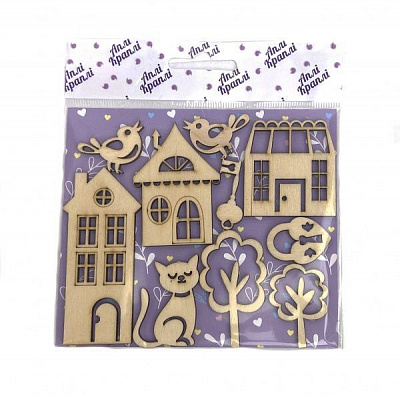 Набір чипбордів Home 2 10 шт. Аплі-Краплі