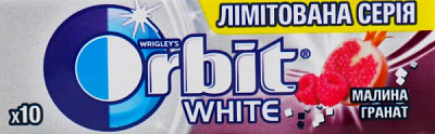 Жевательная резинка Orbit White Малина-Гранат 