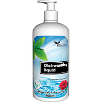 Засіб для ручного миття посуду DeLaMark з ефірною олією троянди 0,5л