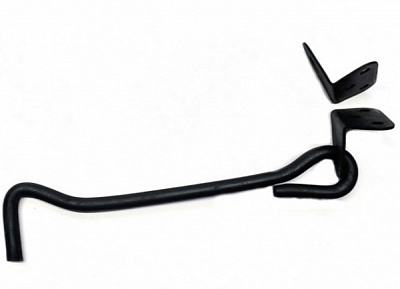 Крючок гаражный С1 200x8 мм Aspect 90016438 черный