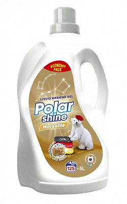 Гель для машинной стирки Pride POLAR SHINE Universal с добавлением марсельского мыла 5 л 