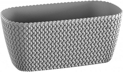 Ящик балконный Prosperplast Splofy Case прямоугольный 4л серый (26026-405) 