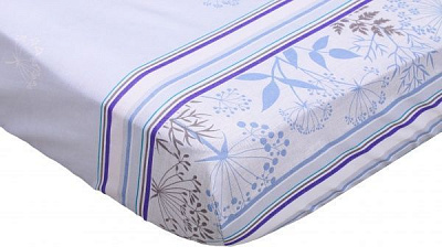 Простынь на резинке бязь 140x200 см в ассортименте Home Line 